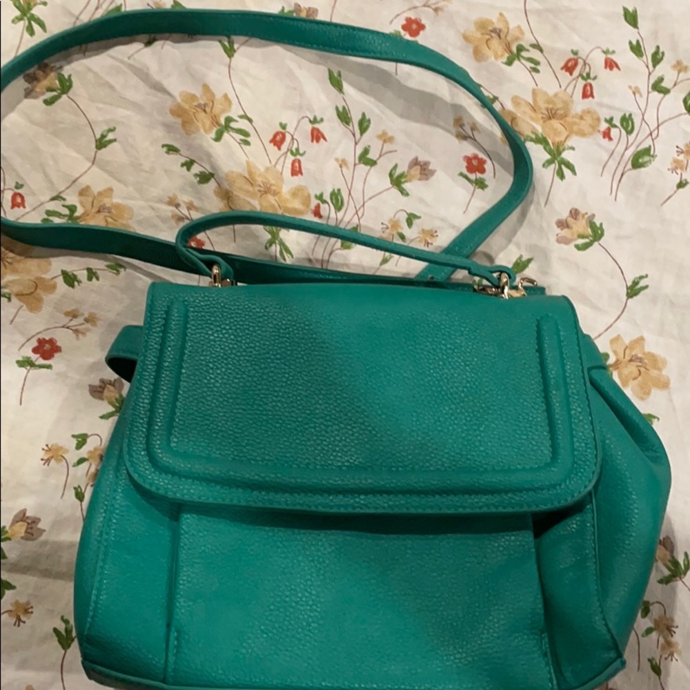 Green over the shoulder/crossbody women’s purse